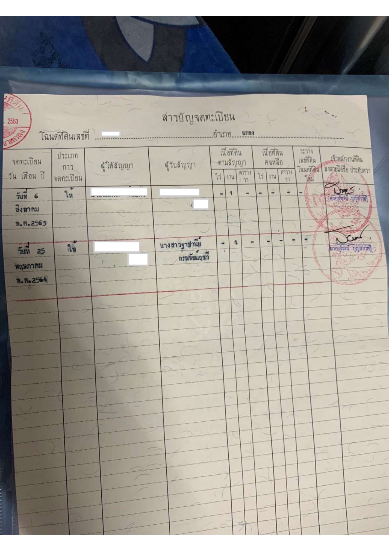 ขายที่ดิน 1 งาน ต.ซากพง อ.แกลง จ.ระยอง ราคาเพียง 500,000 บาท